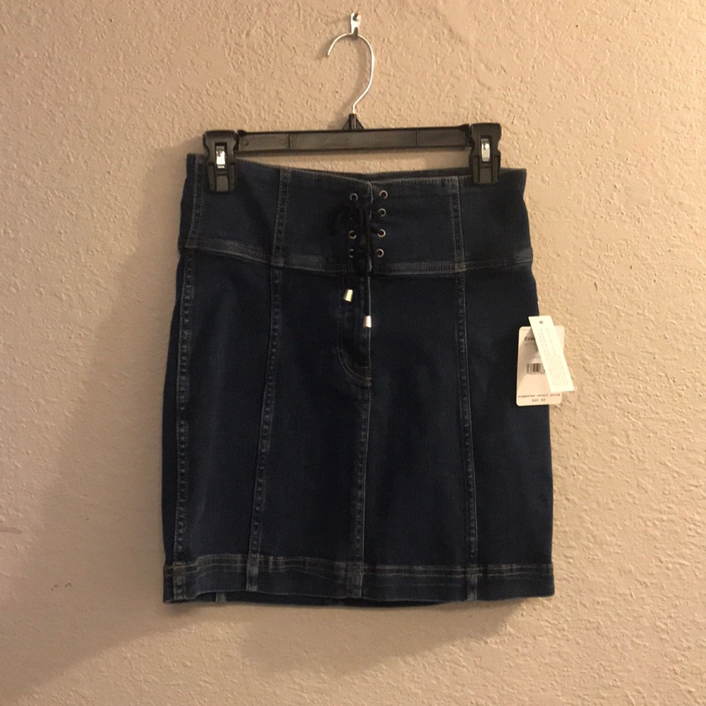 Free People Denim Skirt